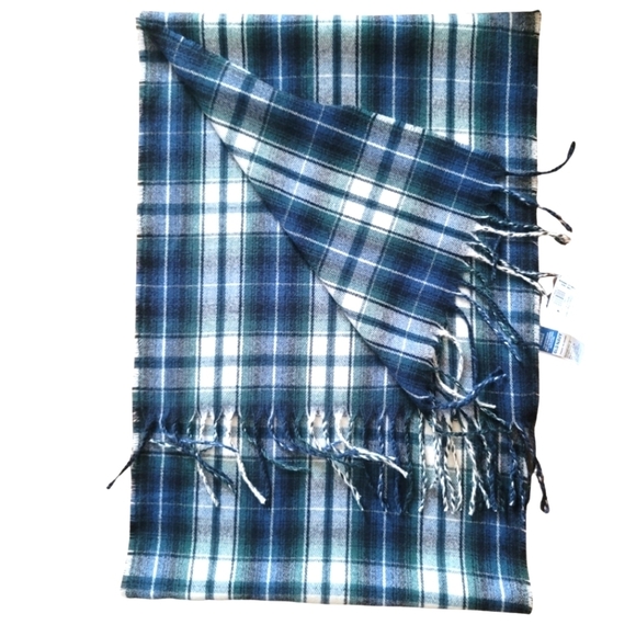Nwt Old Navy Plaid Flannel Scarf One Size - Picture 1 of 6